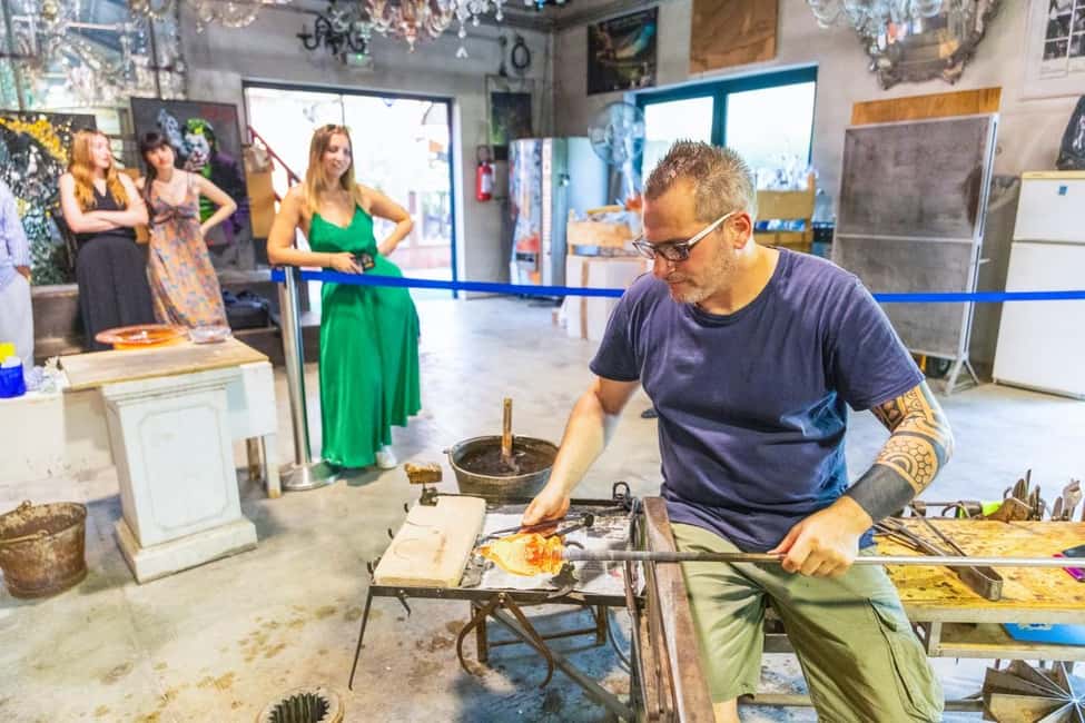 From Venice: Murano and Burano Half-Day Island Tour by Boat - Murano glass: your guided visit and the glassblowing demonstration