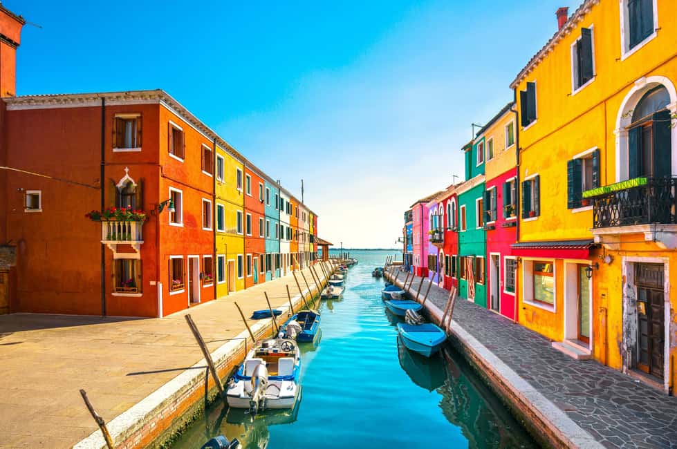 From Venice: Murano & Burano Guided Tour by Private Boat - Murano Glassblowing: Watching Sand Turn Into Color