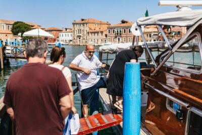 From Venice: Murano & Burano Guided Tour by Private Boat - Meeting at Riva and Settling Into the Lagoon
