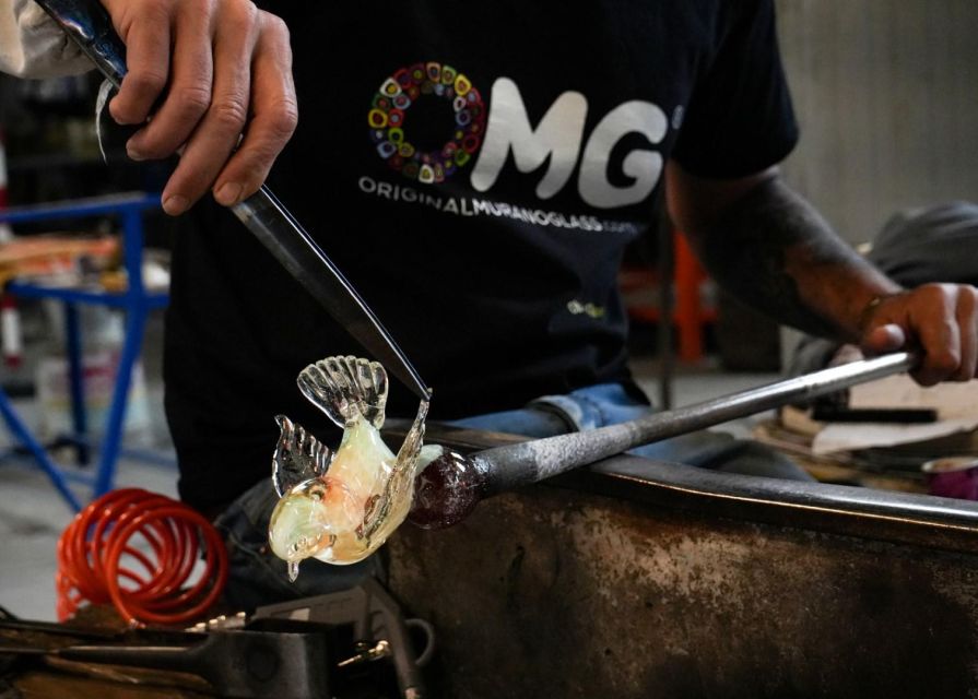 Glass Blowing Show Visit Murano Glass Factory & Showroom OMG - The half-hour show schedule: how to choose your start time