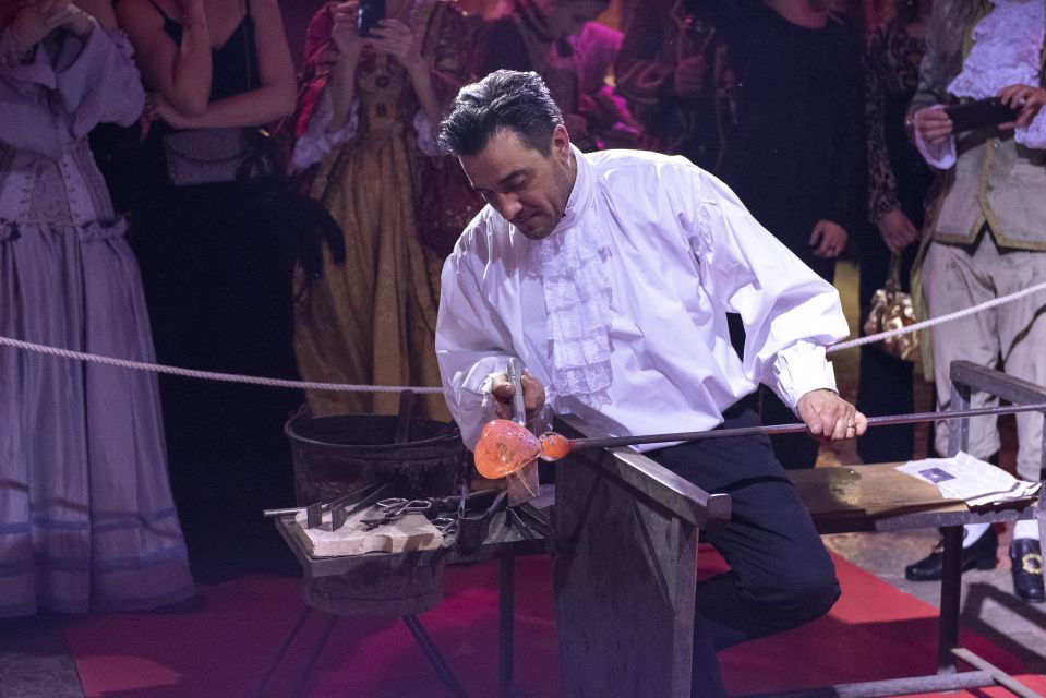 Murano: Glass Blowing Demonstration with Optional Drinks - Santa Chiara’s Glass Cathedral: The Venue Makes It Feel Like a Show