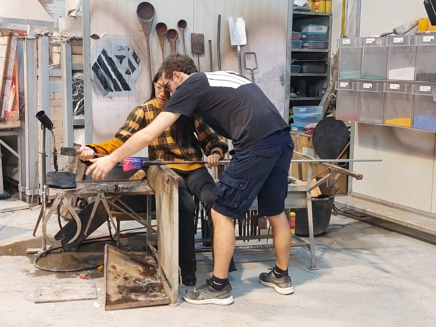 Murano: In Depth Glass Factory Guided Tour - Hotshop: furnaces, molten glass, and live shaping