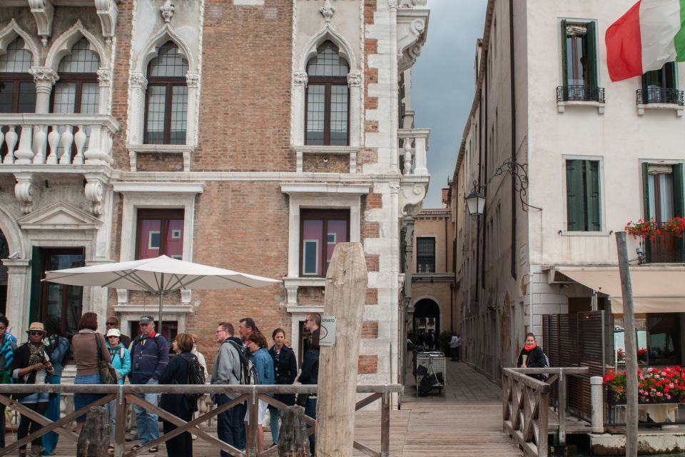 Secret Venice & Gondola Tour - Fenice Theatre from the outside: a lesson in tragedy and restoration