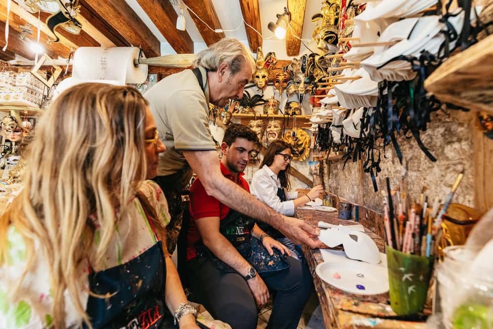 Venice: Carnival Mask Workshop - What you’ll actually get for $91 per person