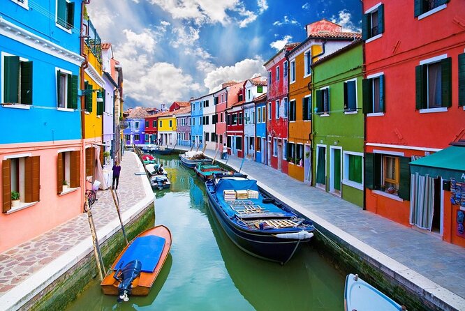 Venice Islands Cruise: Murano Glass, Rainbow Burano & Torcello - Burano’s main square, Tiepolo art, and lace-and-cookie wandering