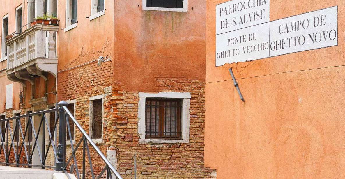 Venice: Jewish Ghetto Walking Tour with Synagogue Visits - Cannaregio streets and the first ghetto steps: learning the neighborhood map
