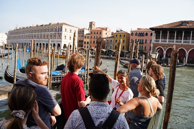 Venice Like a Local: Food, Wine & Spritz Tour with Traghetto Ride - Rialto’s food world: seafood market energy and quiet backstreet bars