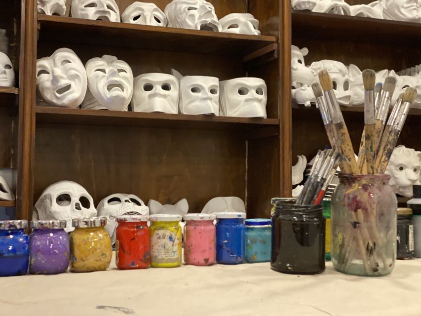 Venice: Paint your own Venetian Mask Workshop - Entering The Workshop: Choosing Your Venetian Mask Base