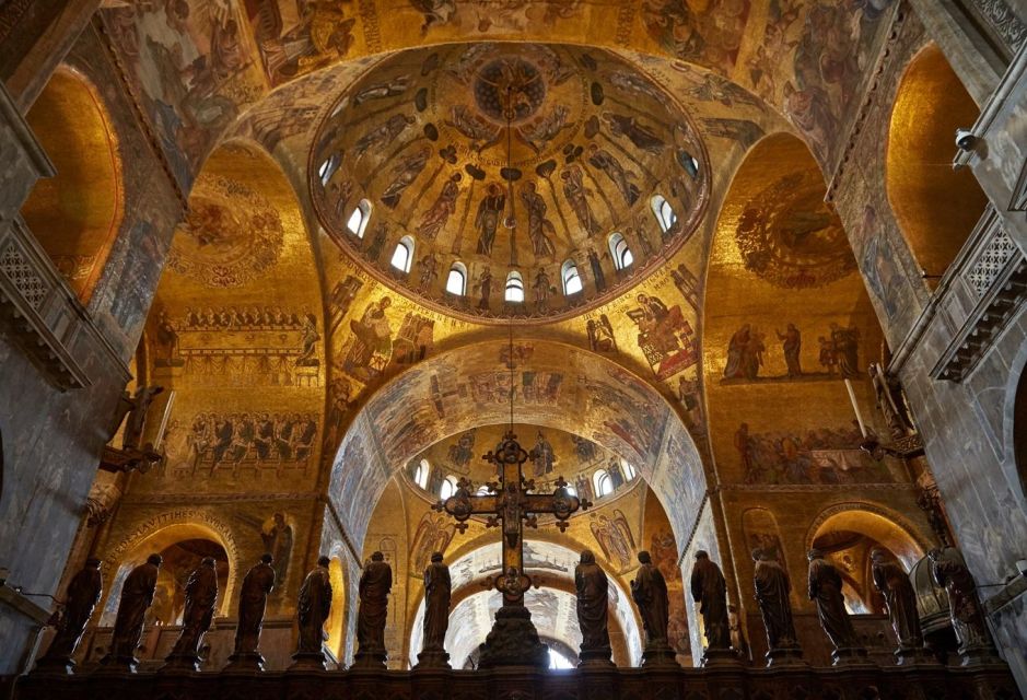 Venice: St. Mark's Basilica Tour with Doge's Palace Option - Entering St. Mark’s Basilica: golden mosaics, fast rules, no photos