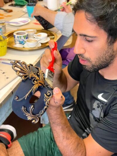 Venice: Venetian Masks Workshop - Getting to Fondamenta S. Biagio without drama